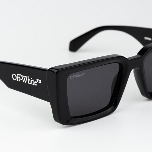 Off-White SAVANNAH Women Sunglasses Black Grey Cat Eye OERI064 SAVANNAH 1007 main image 11